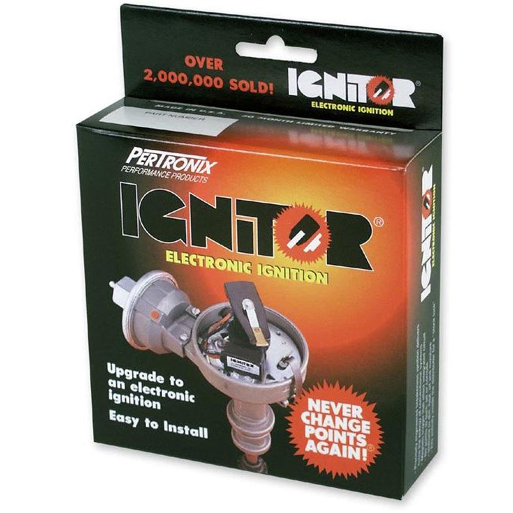 The Ignitor has been called the “stealth” ignition because of its quick installation and nearly undetectable presence under your distributor cap. There is no “black-box” to clutter the engine compartment. F